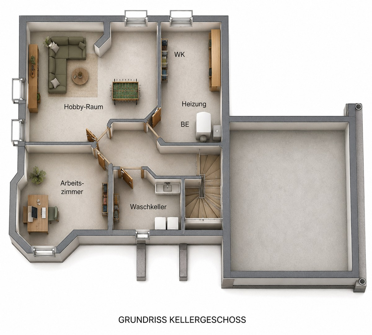 Grundriss Keller