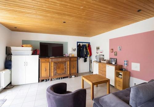 Blick Richtung Ausgang – falls die Pizza schon da ist.