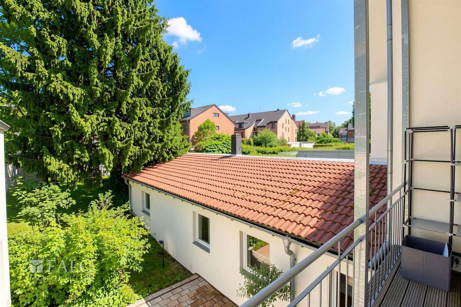 Ausblick vom Balkon 