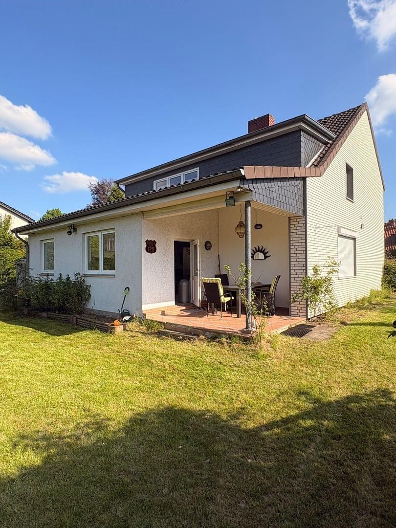 Rückansicht des Hauses