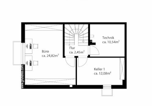 Grundriss Kellergeschoss