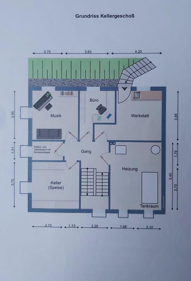 Grundriss Kellergeschoss