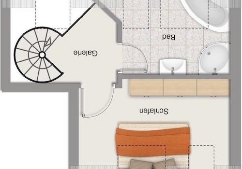 Grundriss Studioebene