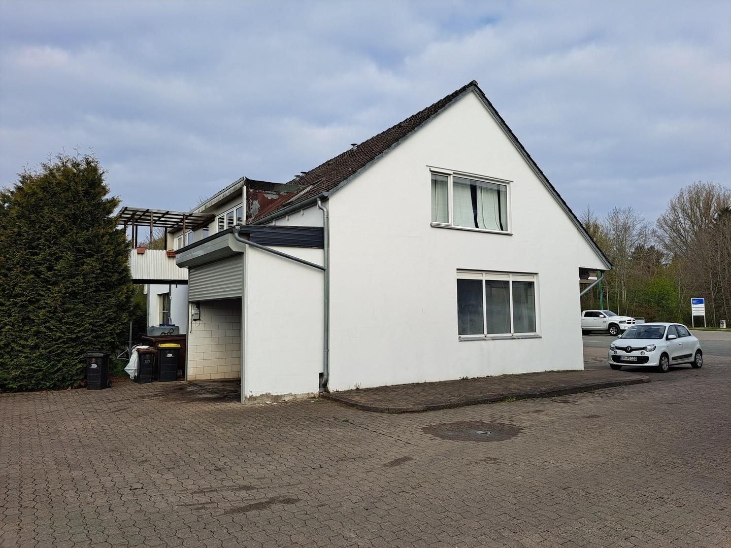 Rückseite Waschstrasse