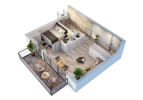 Visualisierung Grundriss IDEE