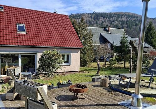Garten hinterm Haus