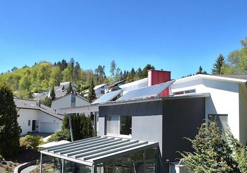 Moderne Hausansicht