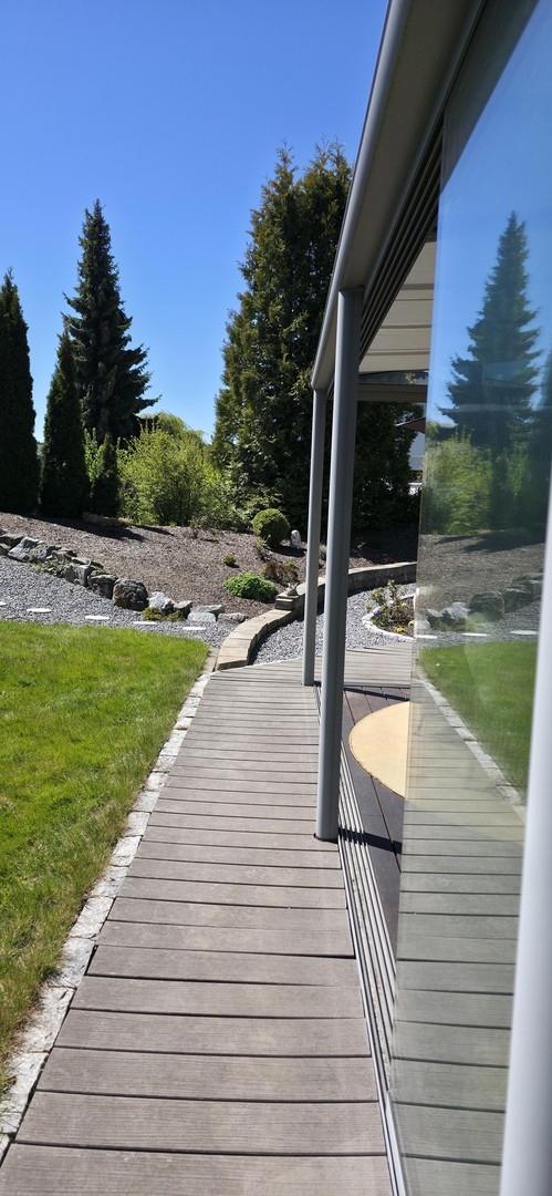 Übergang zum Garten