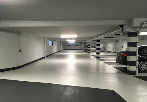 Tiefgarage mit 37 Stellplätzen