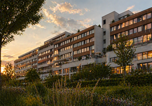 Gebäude Abend
