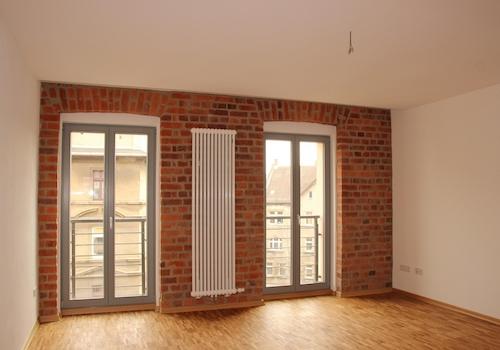 Wohnraum mit Radiator