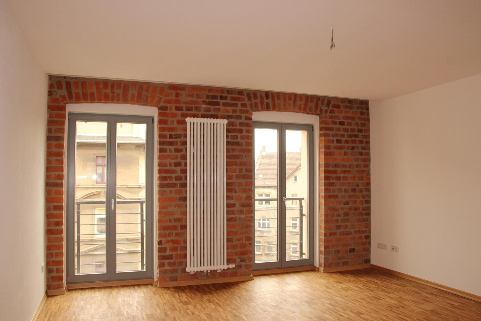 Wohnraum mit Radiator
