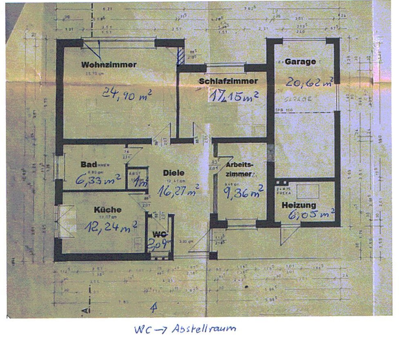Grundriss Bungalow