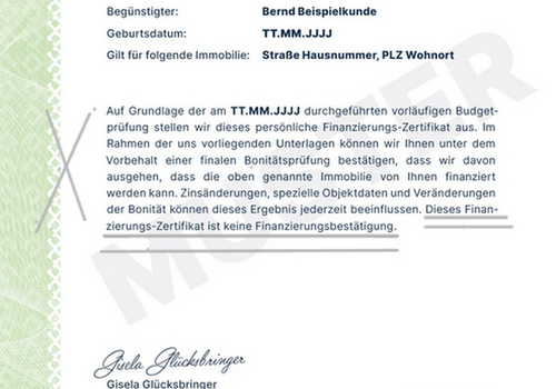 Bank-Bonität-Muster