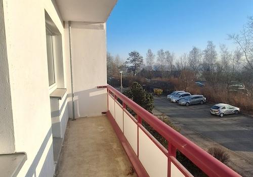 sonniger Balkon