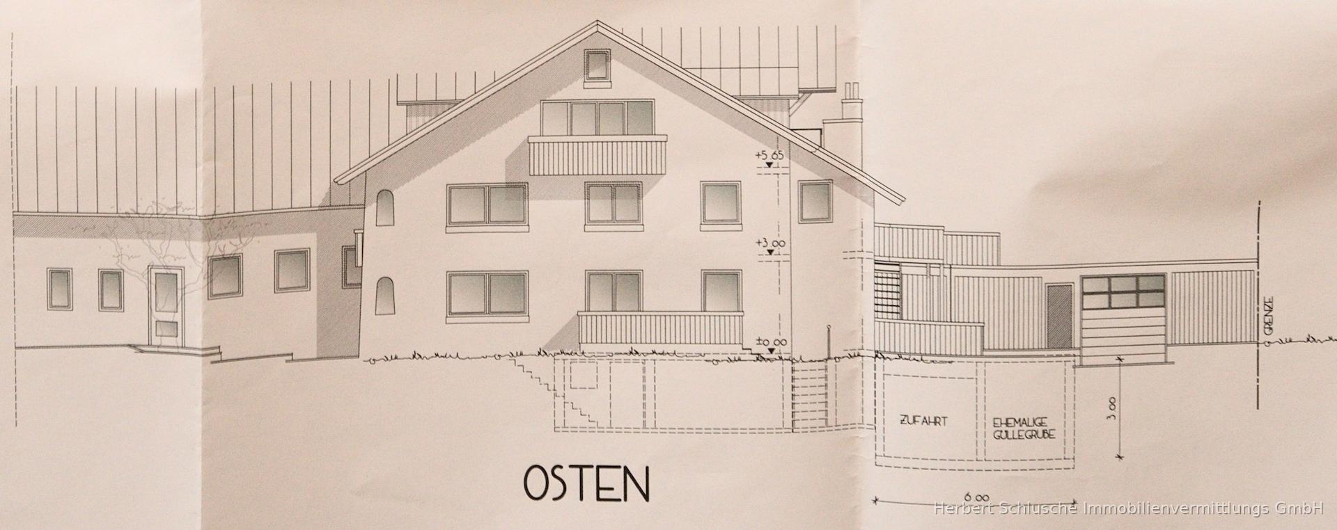 Plan: Ostansicht