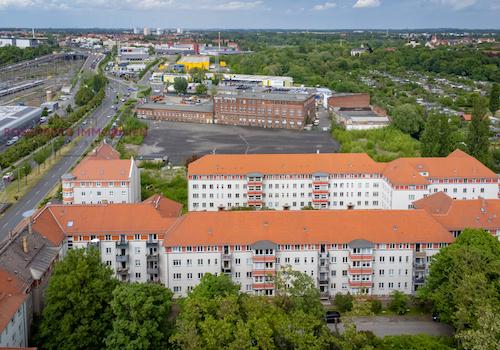 Immobilie in Leipzig/Schönefeld-Abtnaundorf zu verkaufen_Luftbild