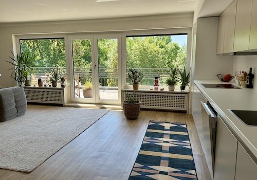 Wohnbereich/Küche/Terrasse