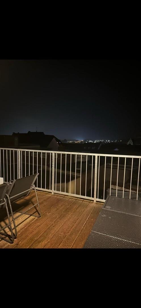 Aussicht vom Balkon