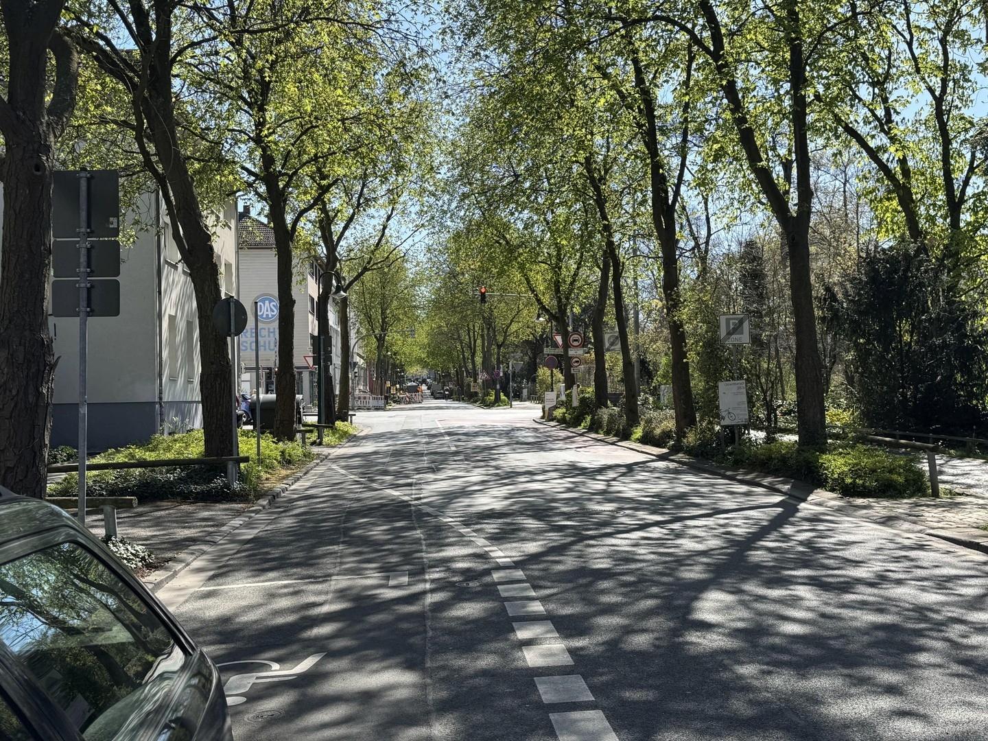 Wilhelminenstraße nach Süden