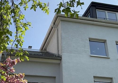 Dachterrasse von unten