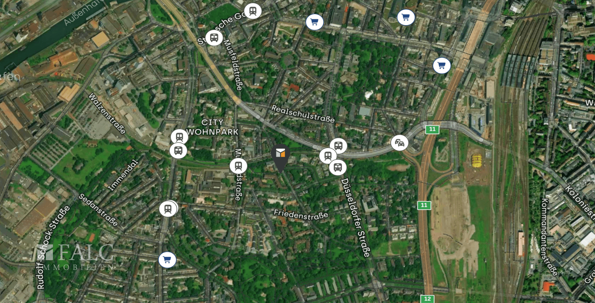 Mikro-Lageplan