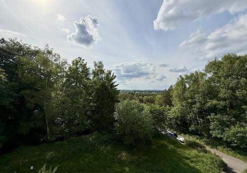 Blick vom Balkon