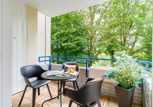 Balkon im Grünen