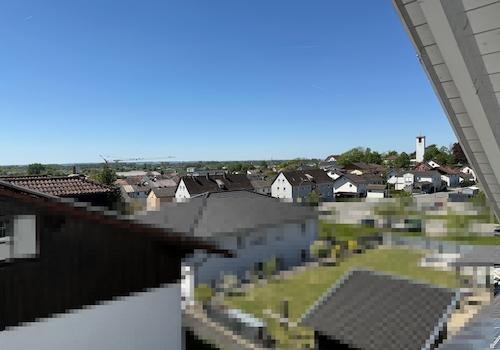 Fernblick Wohnzimmer Donautal