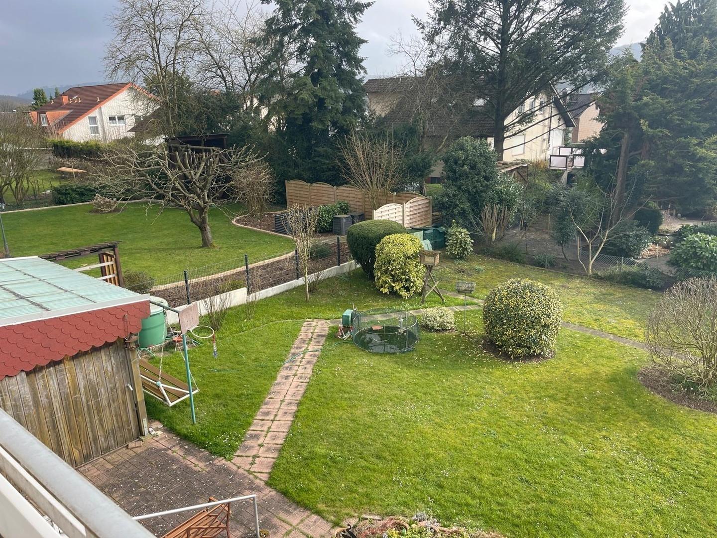 Garten von Balkon