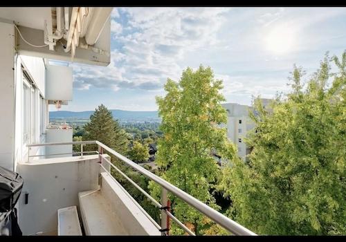 Aussicht vom Balkon