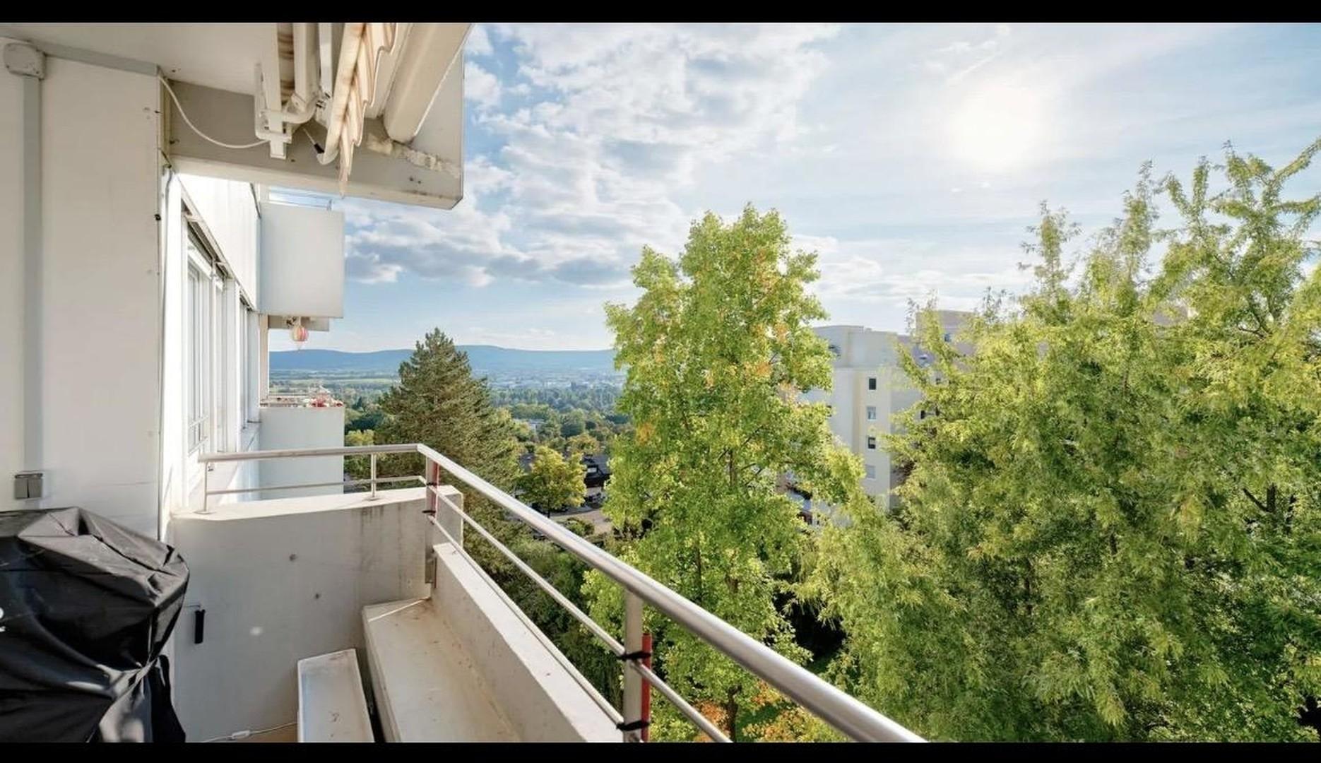 Aussicht vom Balkon