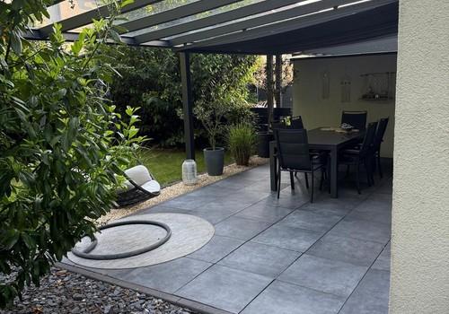 Blich zur Terrasse