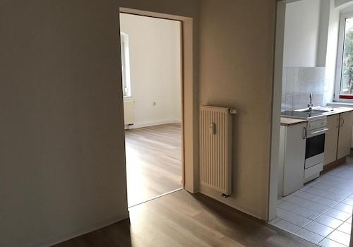Flur Blick in Wohnzi. und Küch