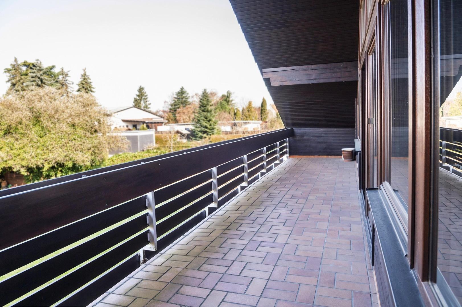 Balkon Westausrichtung