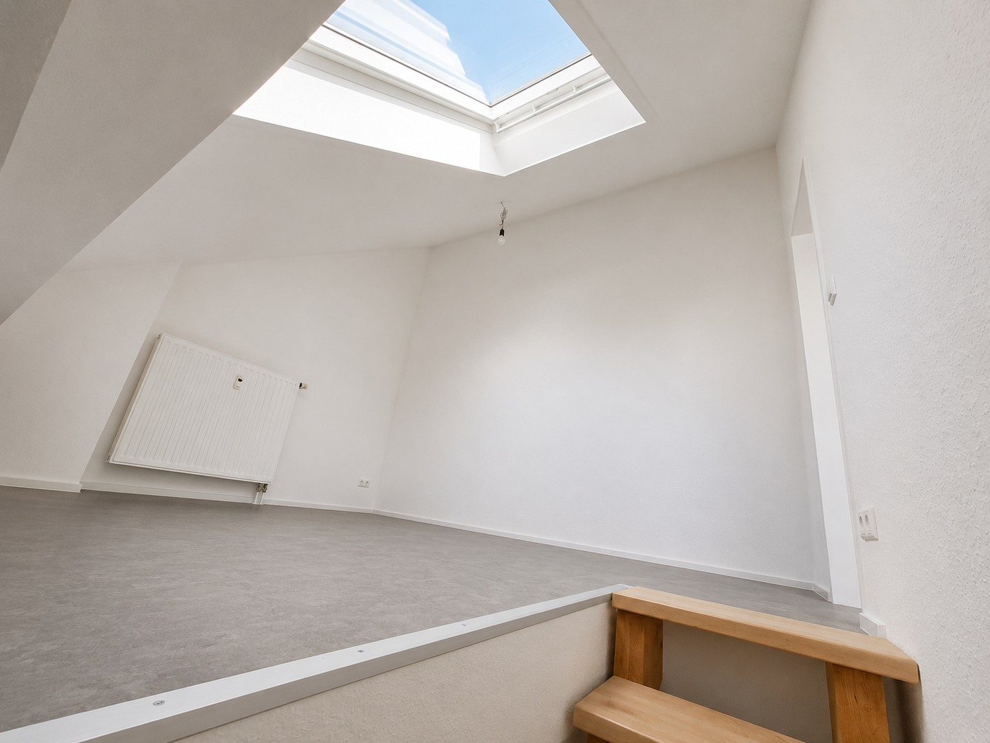 Blick von unten zur Galerie