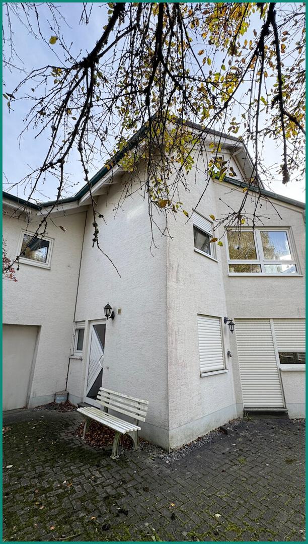 Hausansicht von hinten mit Erker