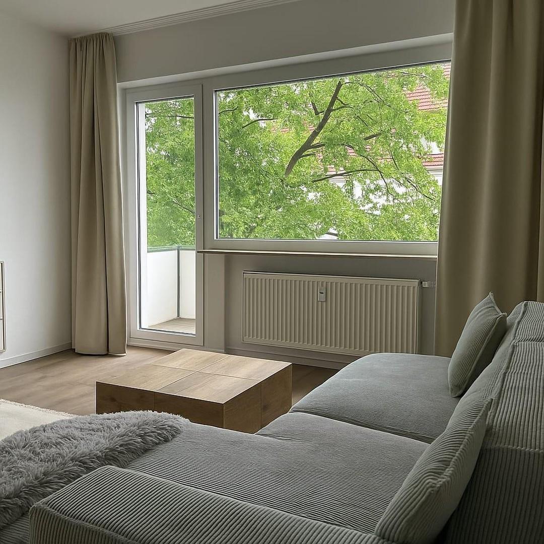 View from Sofa to Balcony