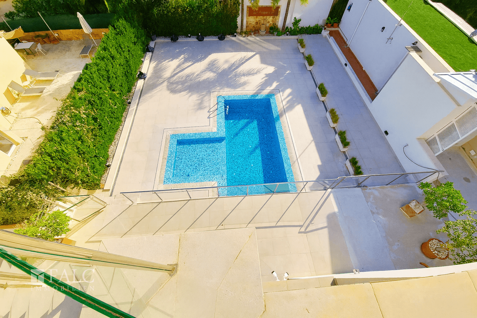 Ausblick Pool