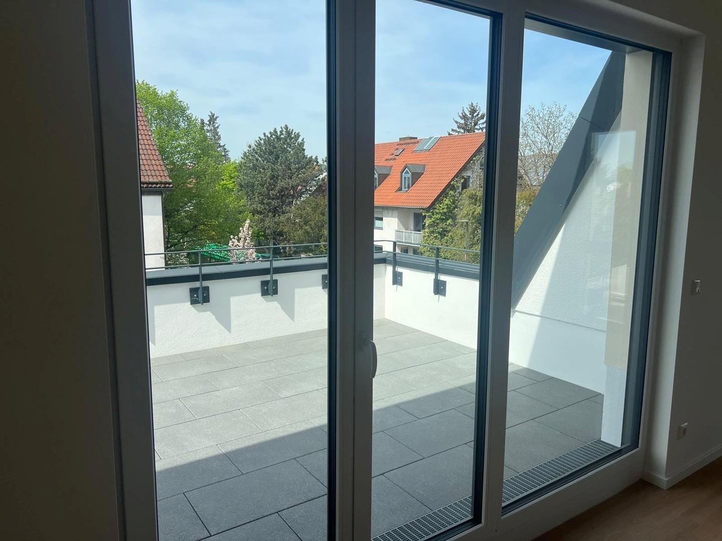 Ausblick Balkon
