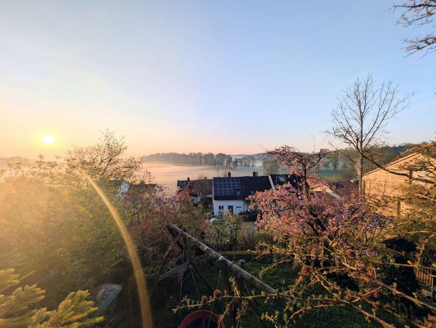 Weitblick vom Balkon aus