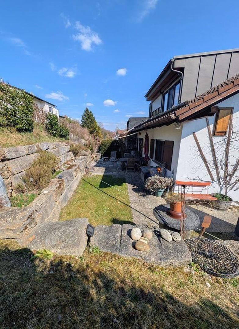 Terrasse mit Garten