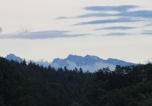 Weitblick bis in die Berge