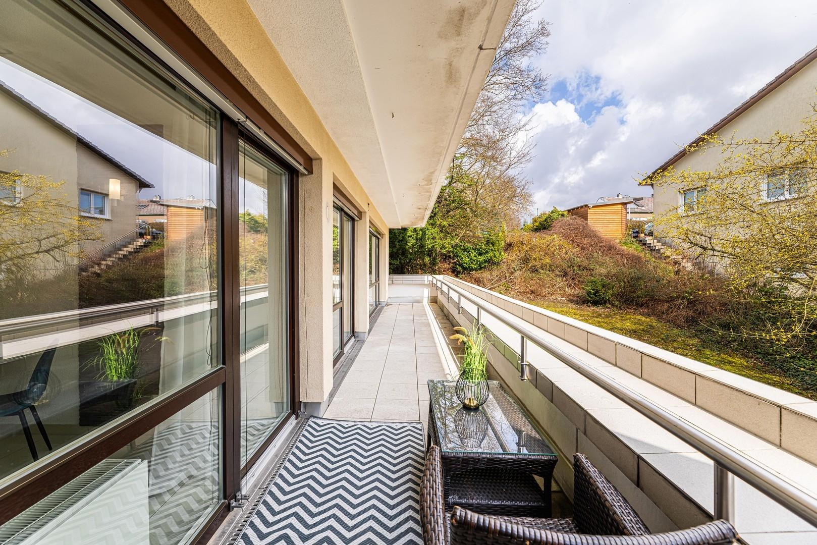 Großzügiger Balkon
