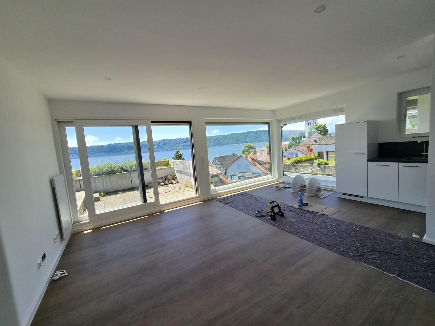 Wohn- und Esszimmer Aussicht
