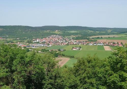 von d. Trimburg auf Elfershsn.