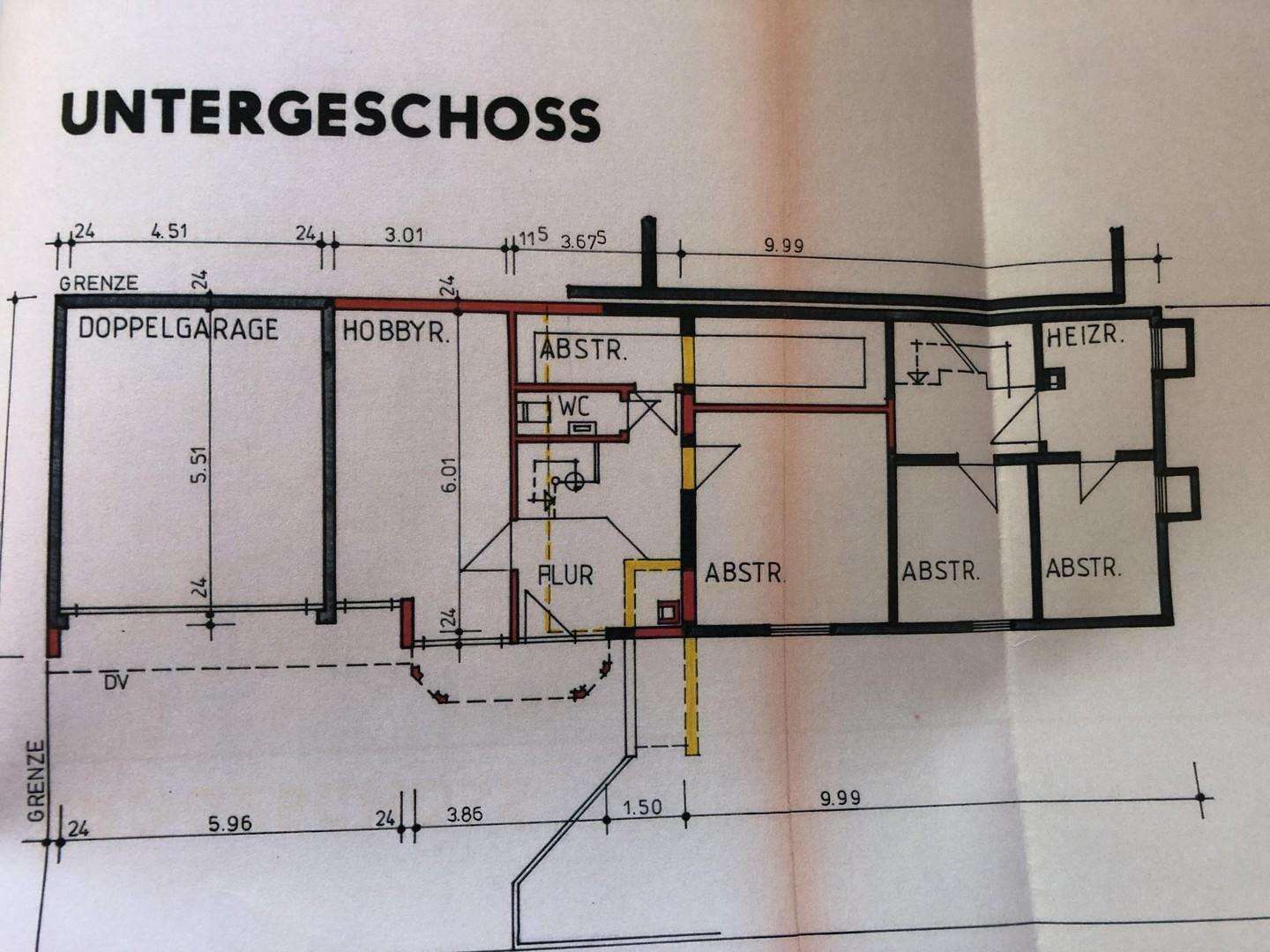 Untergeschoss/Keller/Büro