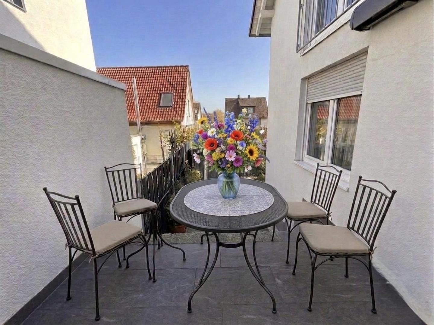 Terrasse seitlich