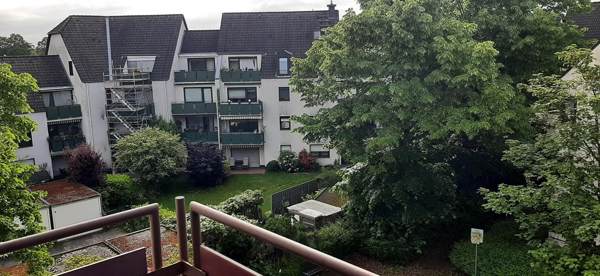 Blick vom Balkon nach Osten