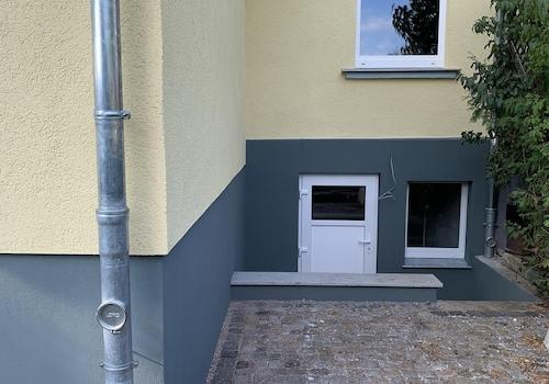 Kellerausgang in den Garten